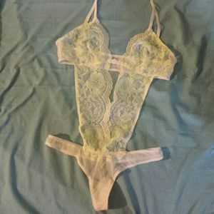 One piece thong lingerie