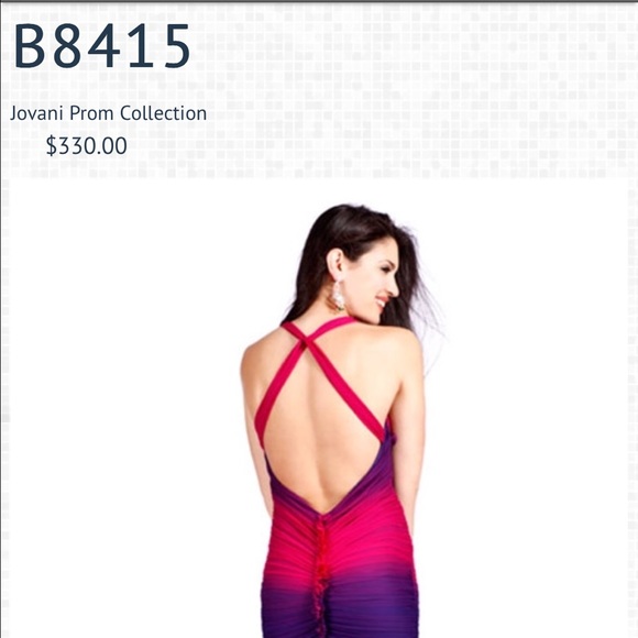 Jovani mermaid dress - Picture 3 of 8