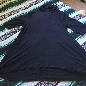 Nwt black turtle neck top