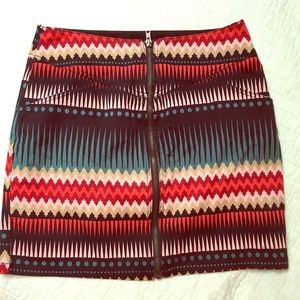 Tribal skirt with pockets