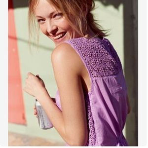 One hour sAle Boden tank in lilac with lace detail