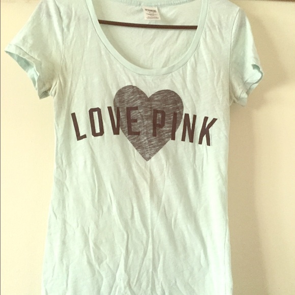 PINK brand light blue tshirt