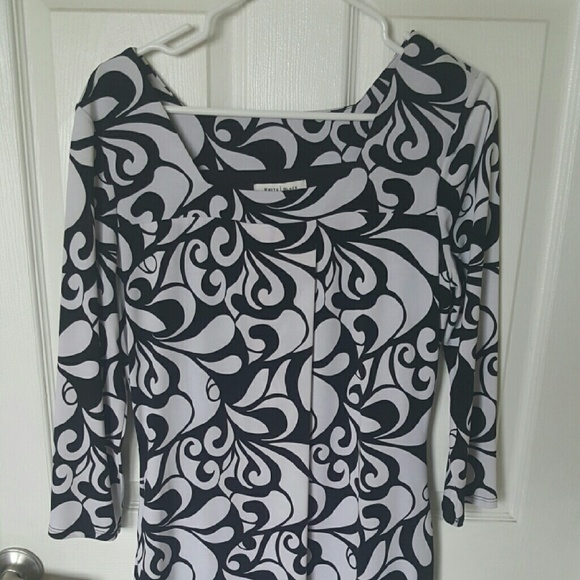 Black and white dress