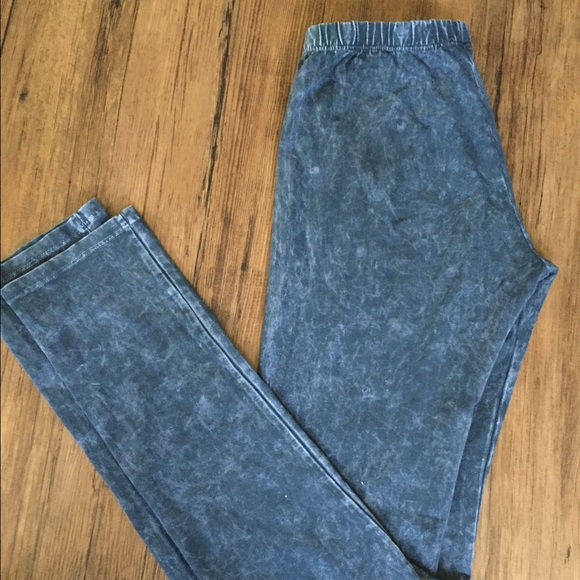 Acid Wash Jeggings