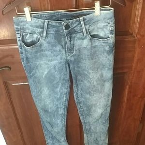 Black Orchid acid wash skinny jeans!