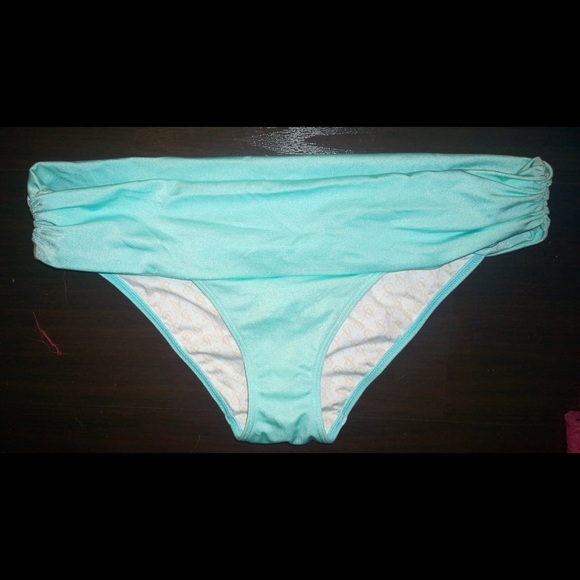 VS baby blue bikini bottoms