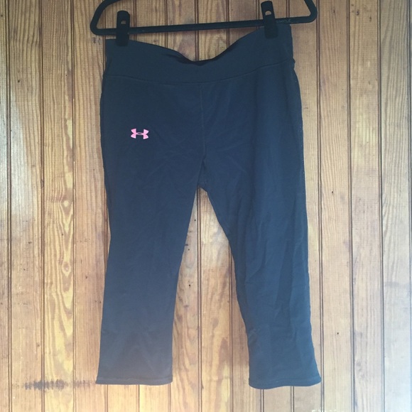 Hot Pink tiger stripe under armour athletic pants - Picture 2 of 2