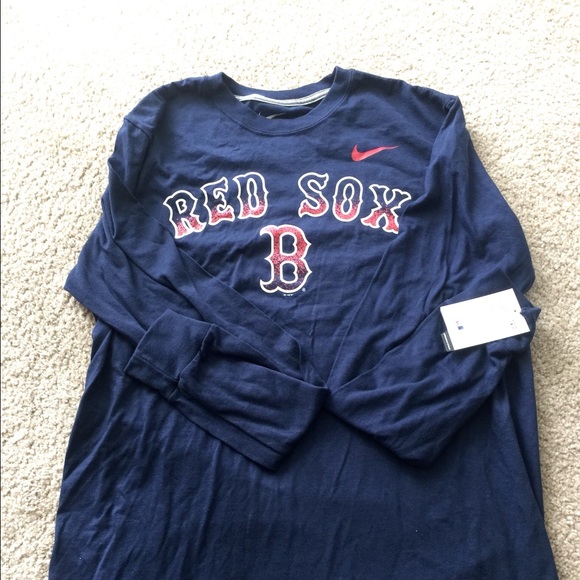 Nike Tops - Red socks long sleep soft tee. New