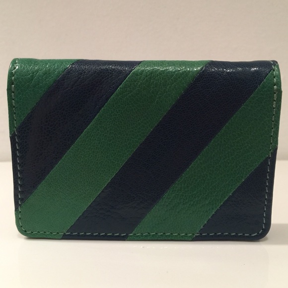TUSK leather stripe card case - Picture 3 of 4