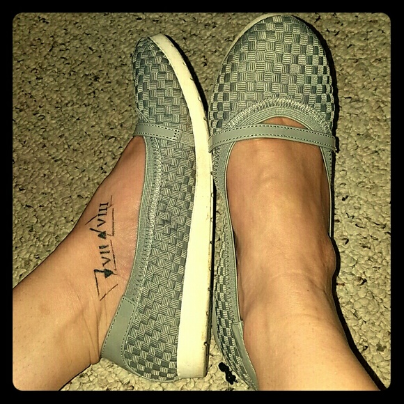 Gently worn athletic flats