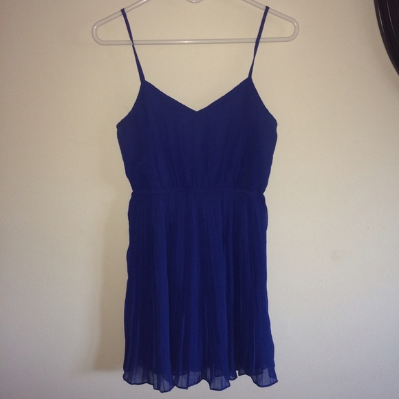 Blue chiffon dress 💙