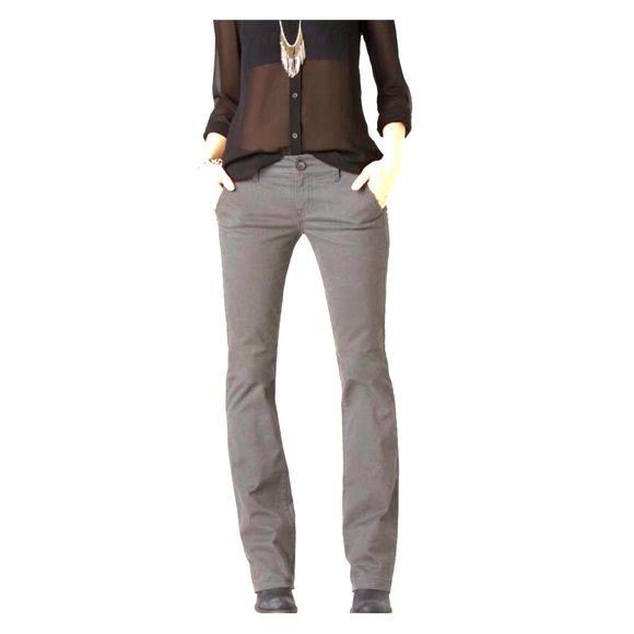 Grey kick boot pants by American Eagle