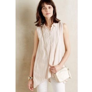 Anthropologie stripe plane tunic