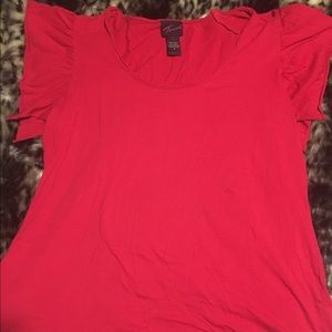 Red Torrid Short Sleeve Blouse