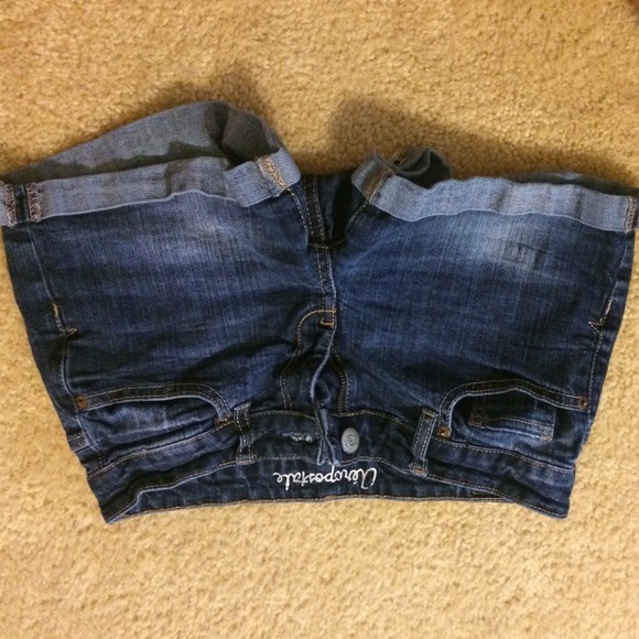 Slightly worn shorts