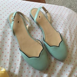 Mint Slingback ballet flat