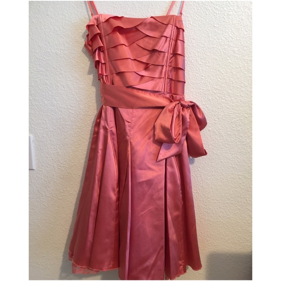 Coral Semi Formal Dress