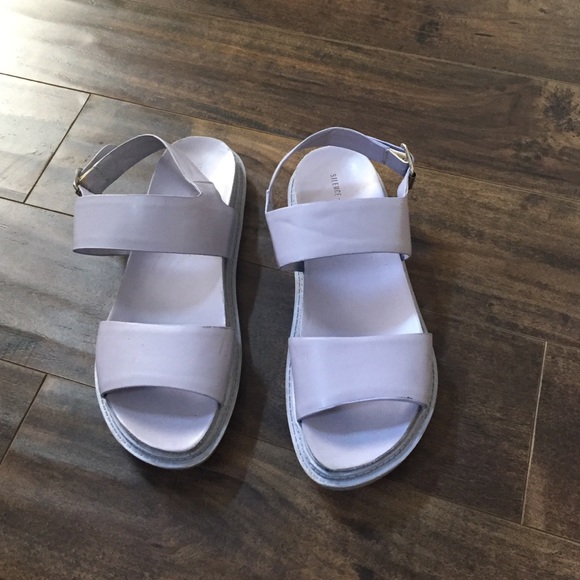 UO Lavender Strap Sandals
