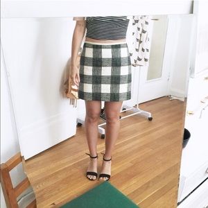Madewell Inkcheck Skirt
