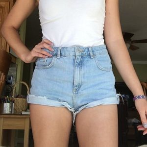 TOPSHOP High-waist shorts