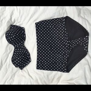 Victoria's Secret high waist bikini polka dots