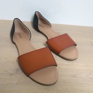 Target Minimalist sandals size 7 1/2 colorblock
