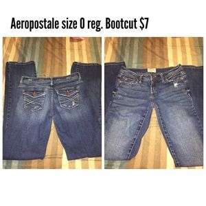 Aeropostale boot cut jeans size 0 reg