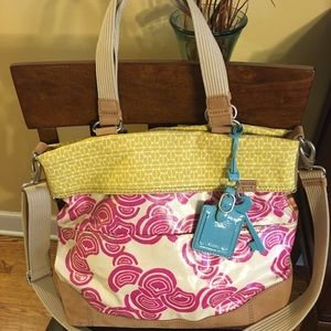 Fossil Multicolor/Multipattern Crossbody/Tote