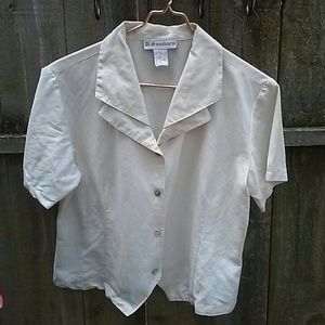Cool, classic silk/cotton blouse