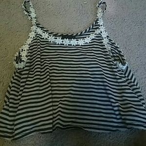 Striped crop top
