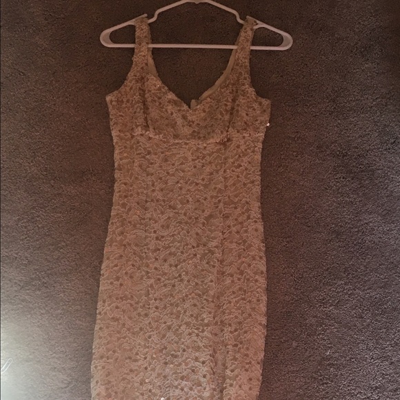 Body Con Gold with Sequins