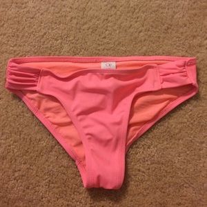 peach bathing suit bottoms