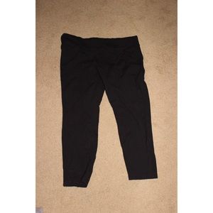 Pixie ponte black pants