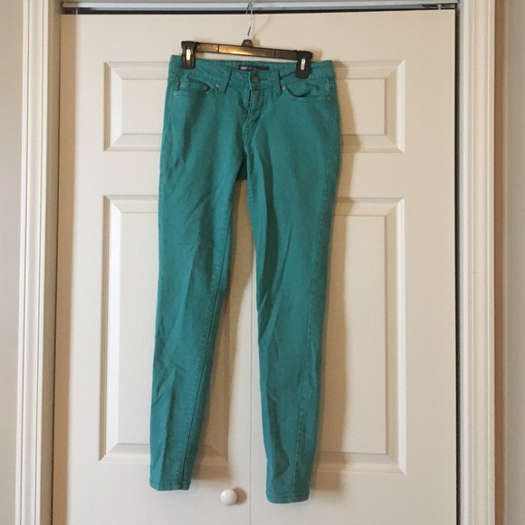 Teel blue skinny jeans
