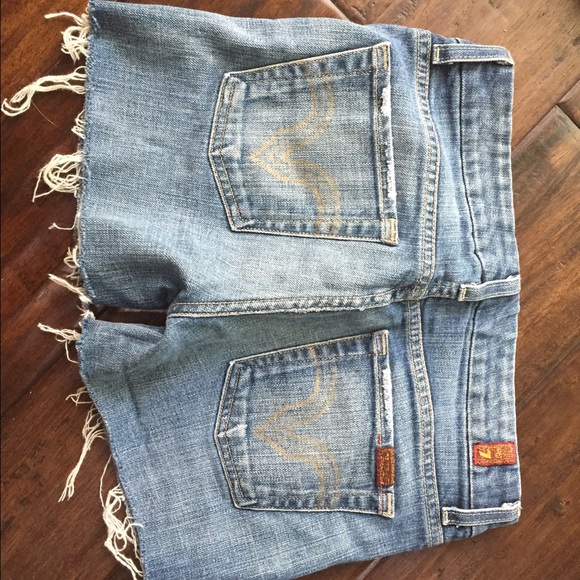 Seven for all Mankind Kate cut off Jean Shorts