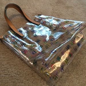 Authentic Dooney and Bourke clear bag NWOT