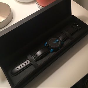 MENS MOVADO BOLD WATCH BLUE