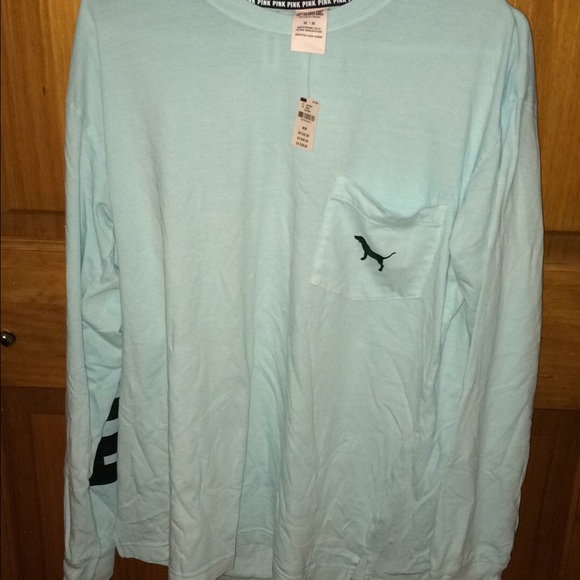 vs PINK long sleeve dog shirt