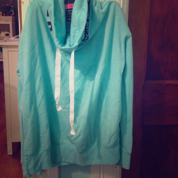 Teal pea coat