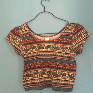 Colorful Crop top