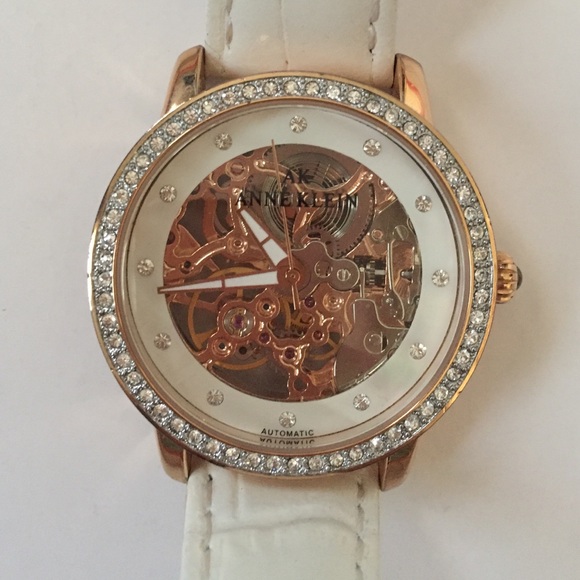 White and gold Anne Klein Watch - Picture 2 of 4