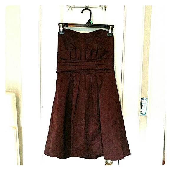 Strapless cocktail dress