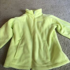 Columbia fuzzy yellow jacket
