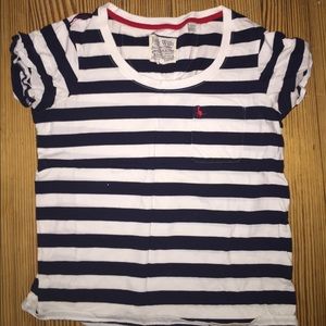 Jack Wills, blue & white striped shirt