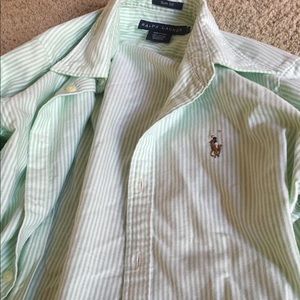 Polo button down shirt