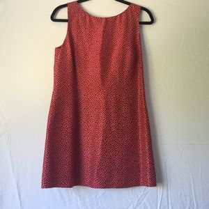 Ann Taylor Red Silk Dress