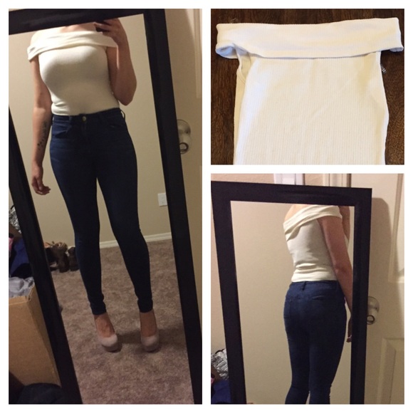 cream bodysuit ✅