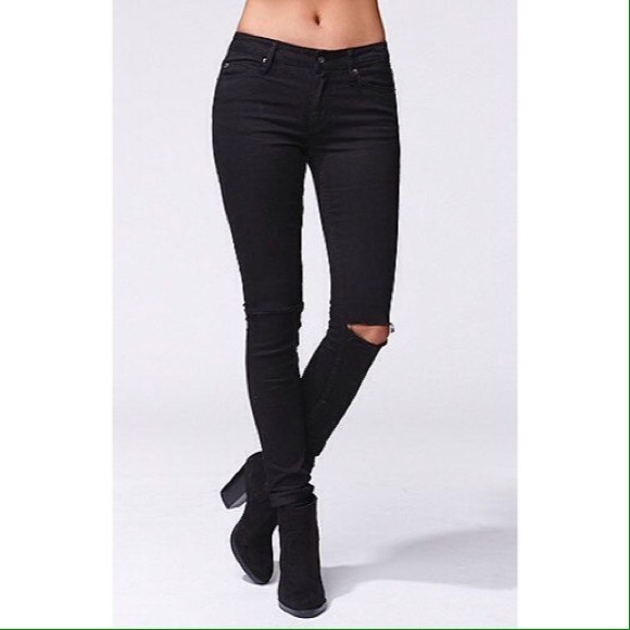 BLACK BULLHEAD HIGH RISE SKINNIEST SIZE 27