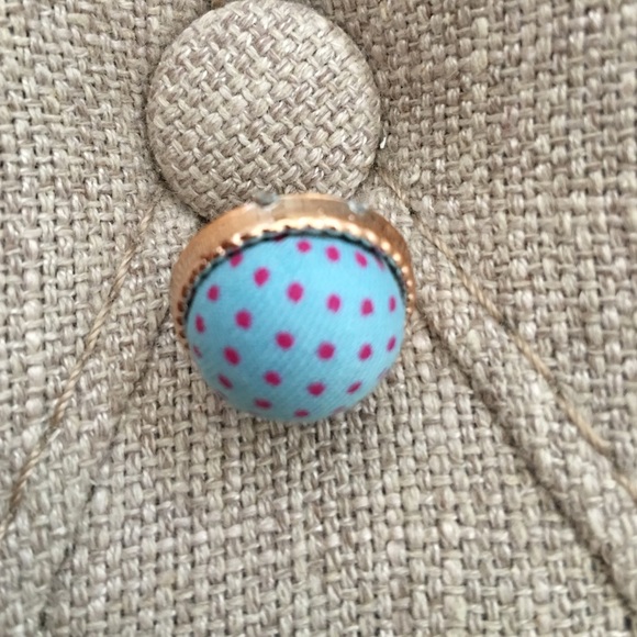 ❌Polka dot earrings blue and pink ✅ - Picture 3 of 3