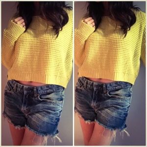 Topshop Waffle Knit Sweater